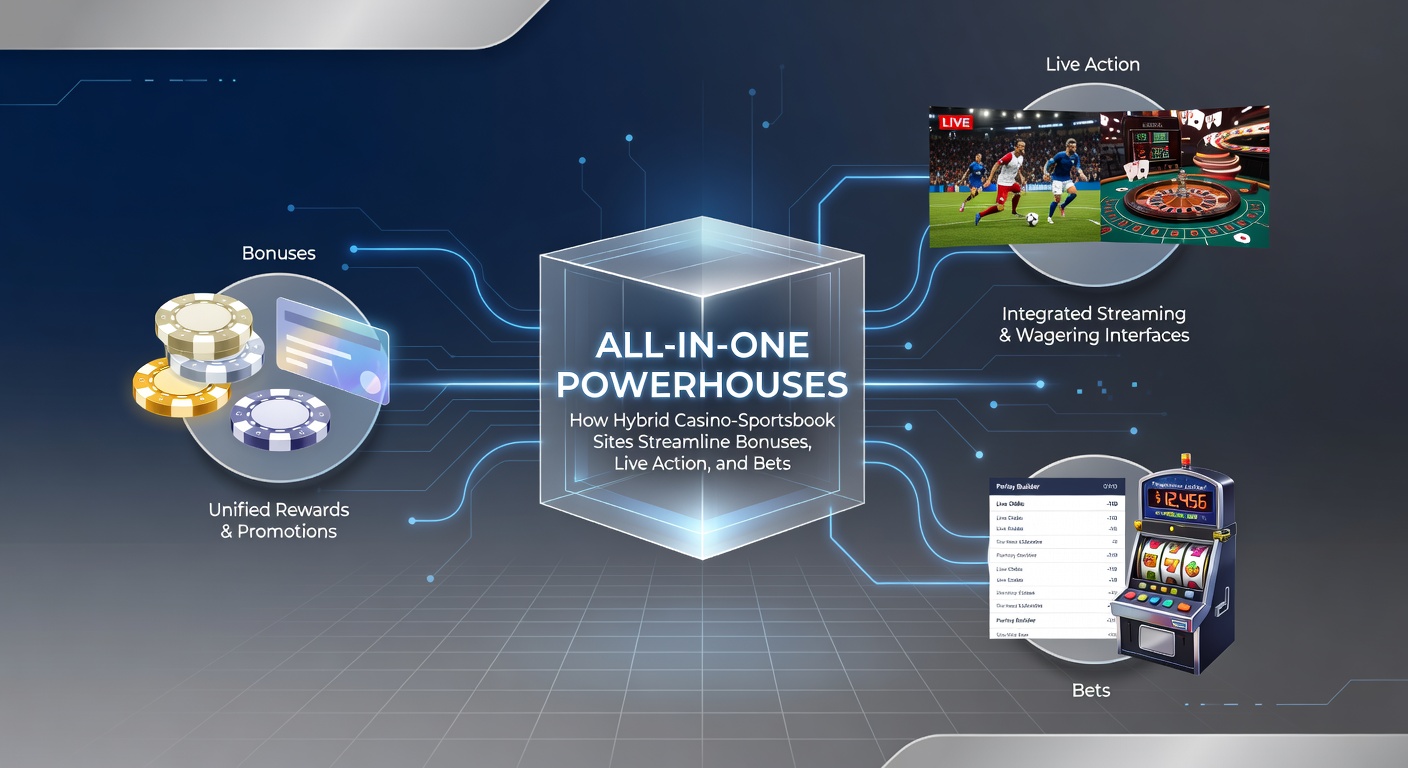 Gebruikersinterface van een hybride app met live casino tafels en sportweddenschappen side-by-side