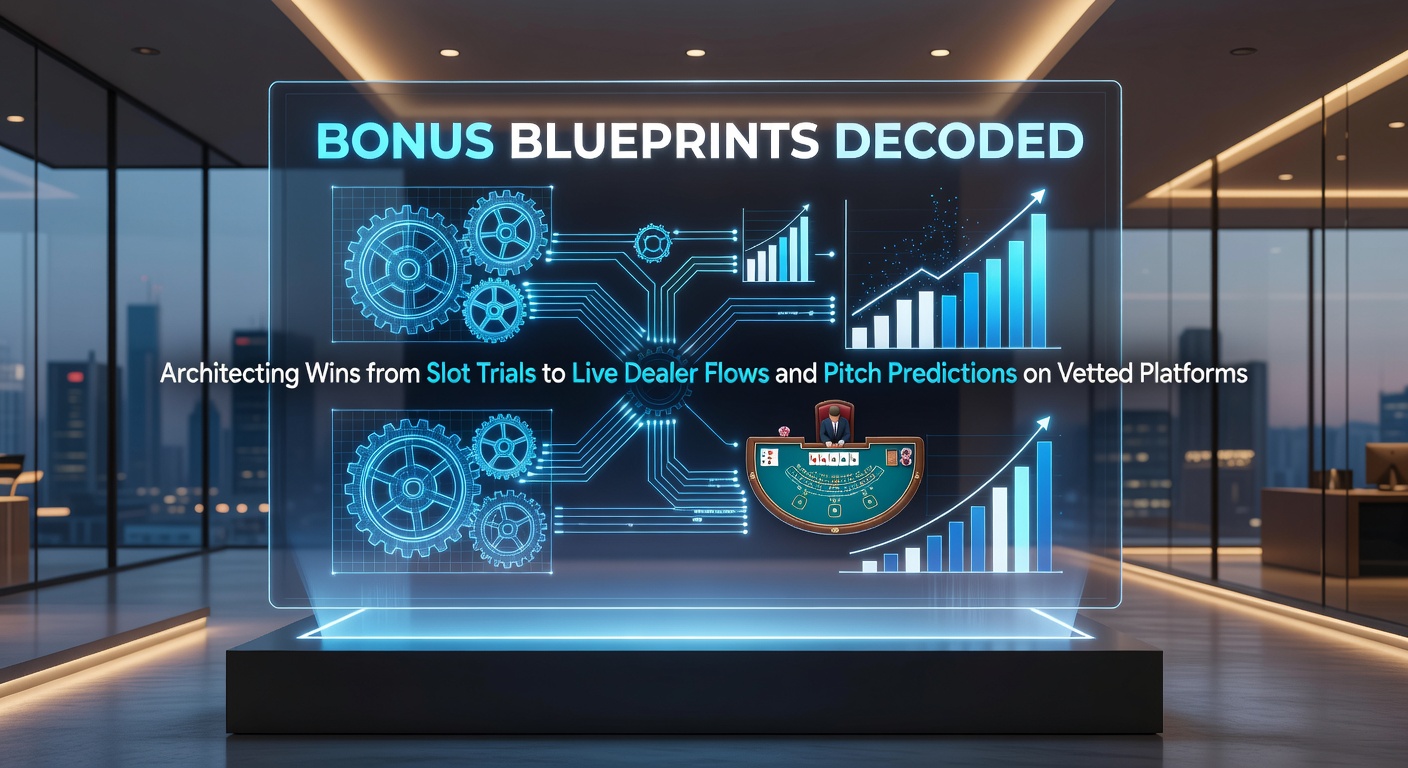 Grafische weergave van bonusstructuren in online slots en live dealer tafels op een veilig platform, met pijlen die winpaden tonen van demo naar echt spel