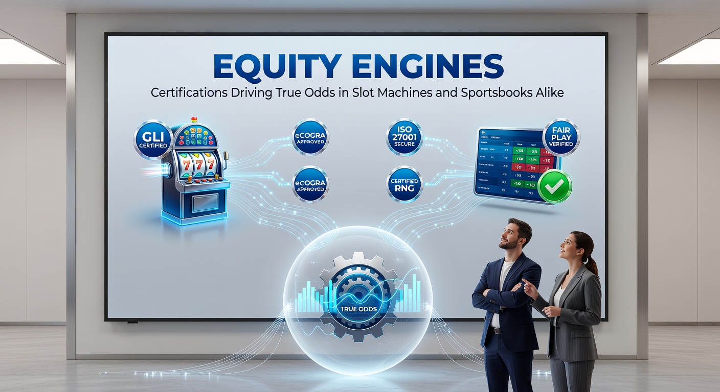 Grafiek van certificeringsprocessen die eerlijke winkansen visualiseren in digitale gokomgevingen, met iconen voor RNG-tests en odds-validatie