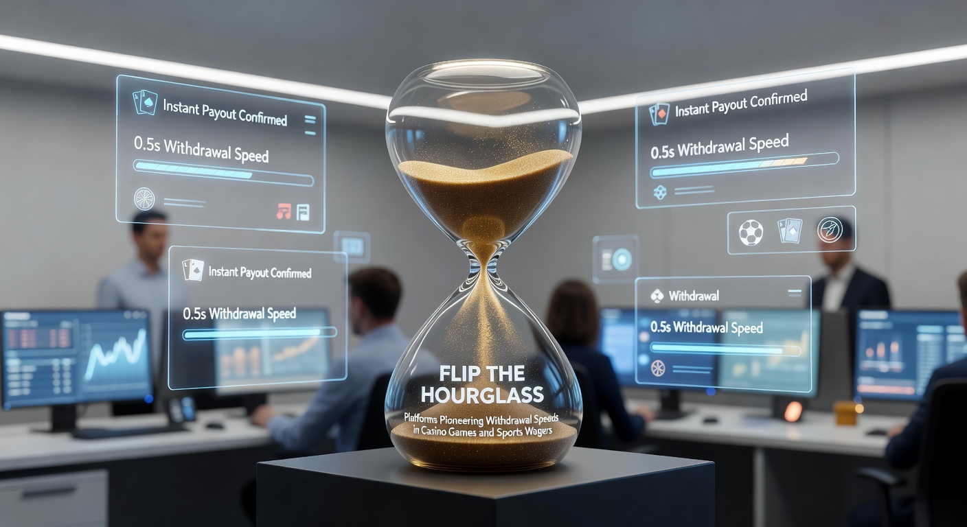 Schermafbeelding van een platform met snelle uitbetalingsopties, inclusief crypto en bankiconen