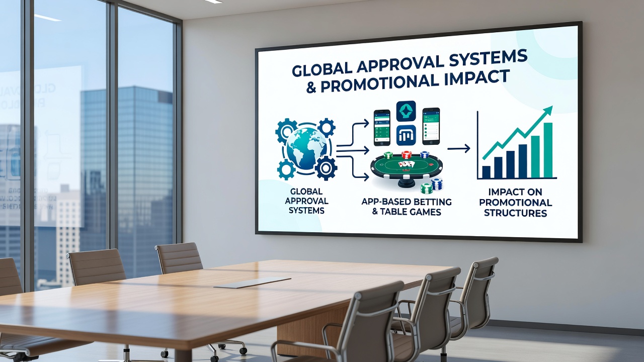Analyse van promotionele impact door globale goedkeuringen op betting apps en tafelspellen