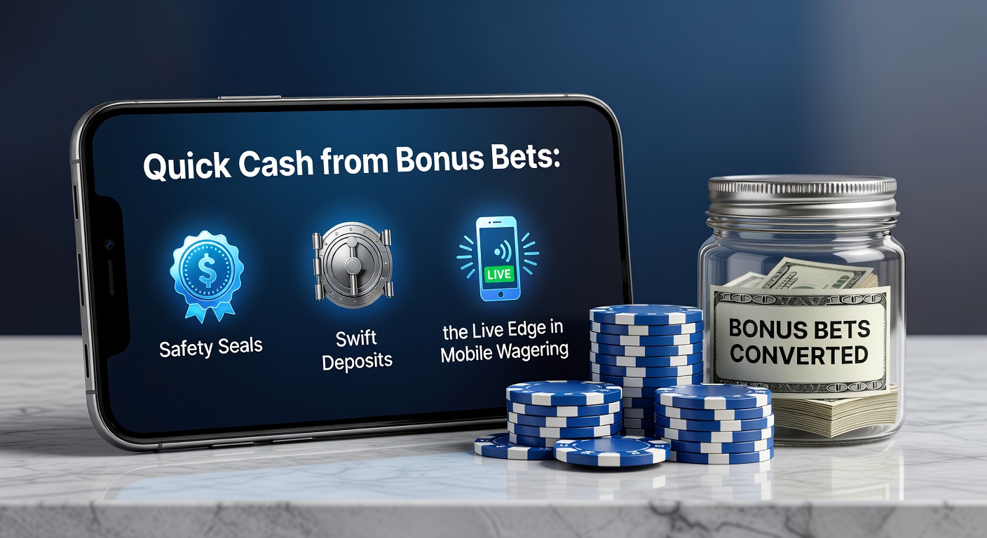 Mobiele app met live weddenschappen en bonus bets op een smartphone-scherm, illustrerend snelle cash-mogelijkheden