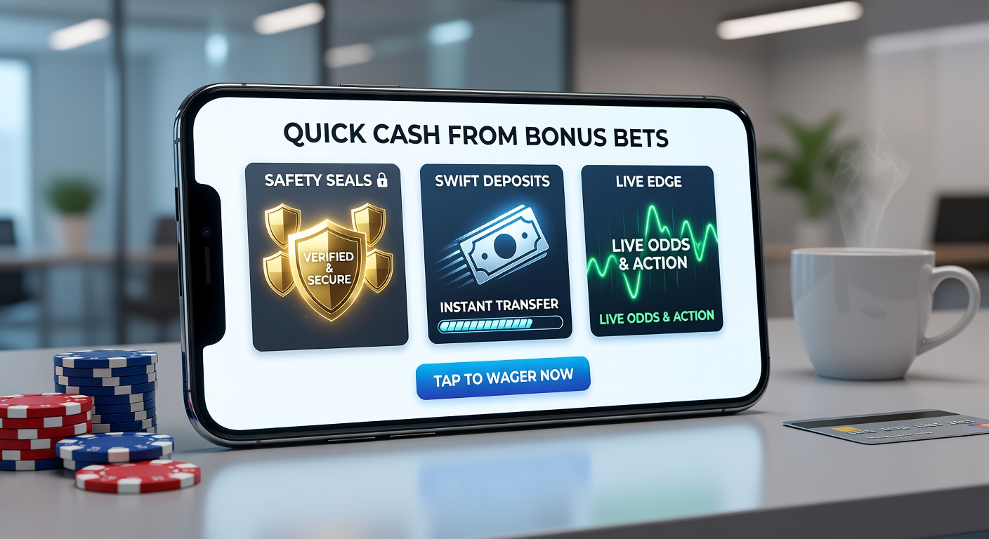 Grafiek met pijlen die snelle deposits en live odds-wisselingen tonen op een mobiel wedplatform