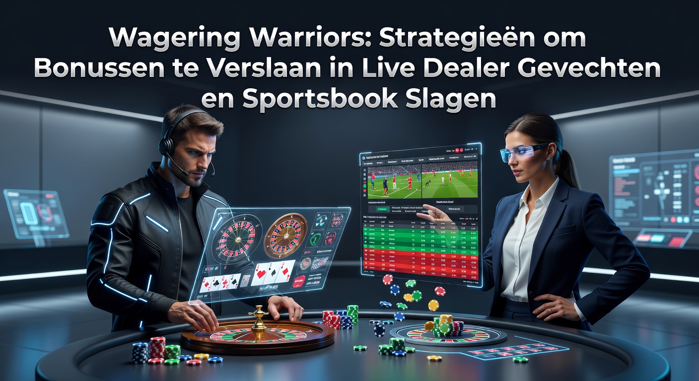 Speler analyseert wagering strategieën aan een live dealer tafel met sportsbook odds op scherm