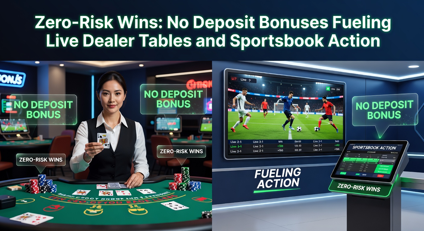 Speler geniet van live dealer blackjack met no deposit bonus, scherm toont actieve inzet zonder eigen geld